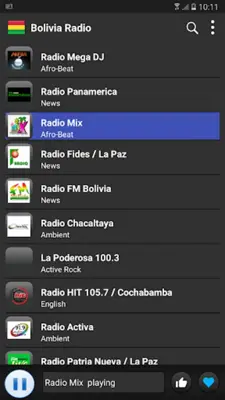 Bolivia Radio android App screenshot 1